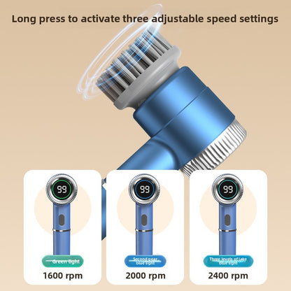 Electric Spin Cleaning Brush™ – Cordless Power Scrubber for Bathroom, Kitchen & Tile (Multi-Head + Rechargeable)