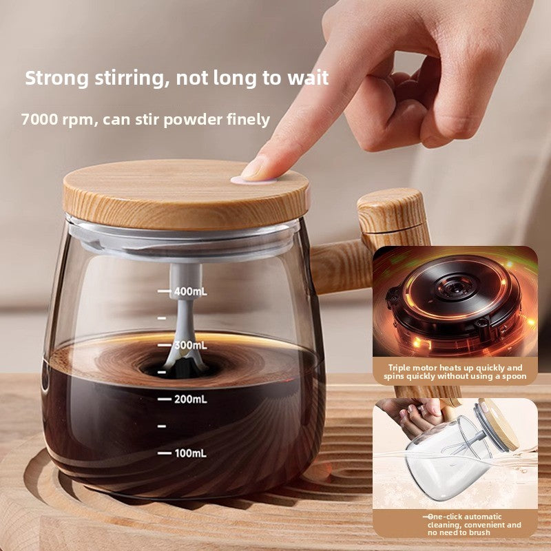 Self-Stirring Electric Coffee Mug – Automatic Mixing Cup (USB Rechargeable, No Spoon Needed)