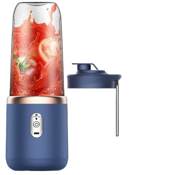 Portable USB Rechargeable Smoothie Blender – Personal Travel Juicer Bottle for Protein Shakes & Smoothies