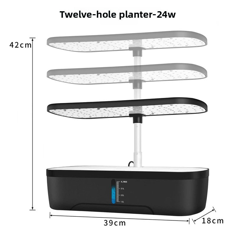 Indoor Hydroponic Plant Growing System (3 Pods / 6 Pods / 12 Pods) – Grow Fresh Herbs & Vegetables All Year 🌱