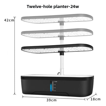 Indoor Hydroponic Plant Growing System (3 Pods / 6 Pods / 12 Pods) – Grow Fresh Herbs & Vegetables All Year 🌱
