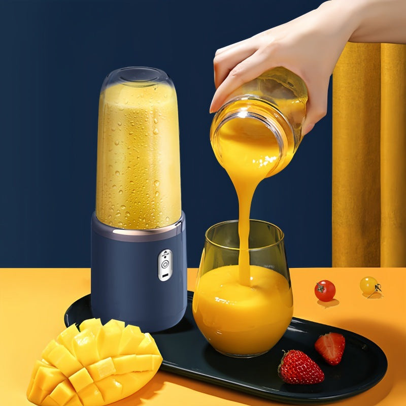 Portable USB Rechargeable Smoothie Blender – Personal Travel Juicer Bottle for Protein Shakes & Smoothies