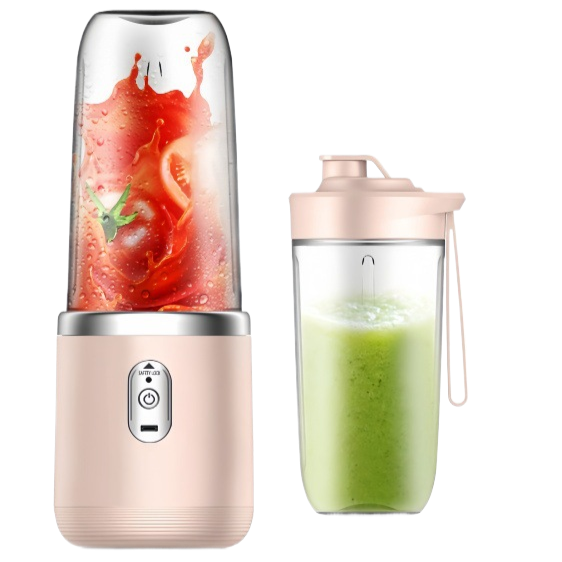 Portable USB Rechargeable Smoothie Blender – Personal Travel Juicer Bottle for Protein Shakes & Smoothies
