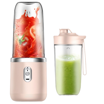 Portable USB Rechargeable Smoothie Blender – Personal Travel Juicer Bottle for Protein Shakes & Smoothies