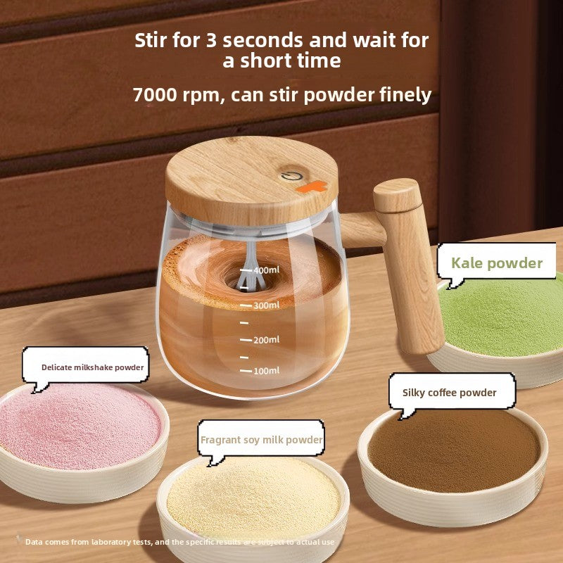 Self-Stirring Electric Coffee Mug – Automatic Mixing Cup (USB Rechargeable, No Spoon Needed)