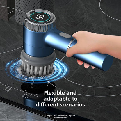 Electric Spin Cleaning Brush™ – Cordless Power Scrubber for Bathroom, Kitchen & Tile (Multi-Head + Rechargeable)