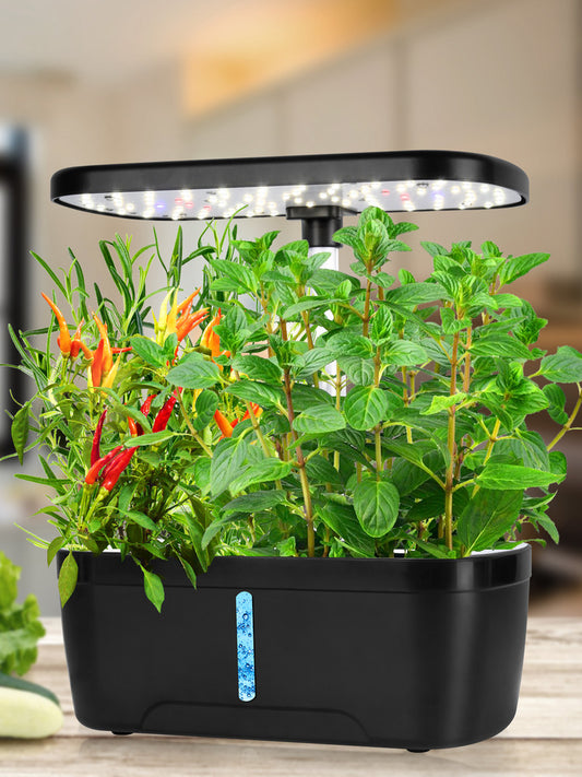 Indoor Hydroponic Plant Growing System (3 Pods / 6 Pods / 12 Pods) – Grow Fresh Herbs & Vegetables All Year 🌱
